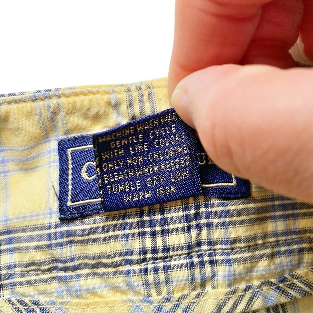 Charter Club Yellow and Black Plaid Pencil Wrap Skirt - Picture 8 of 13